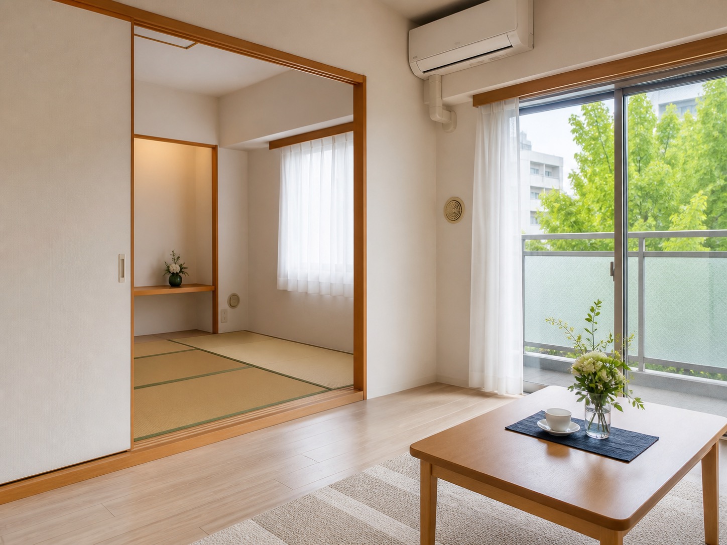 孤独死物件の状況整理を連想させる落ち着いた室内